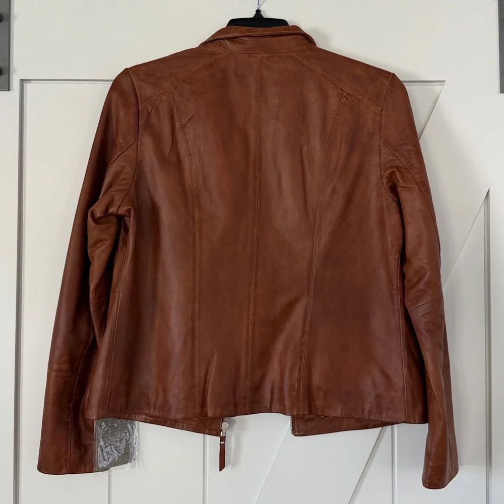Mavericks of Scottsdale Vintage Brown Leather Jacket